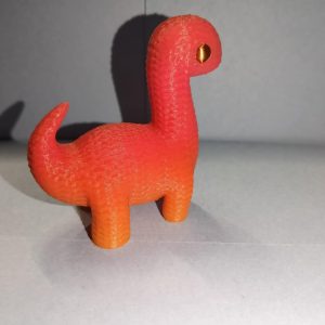 Cute Knitted 3D Printed Dinosaur