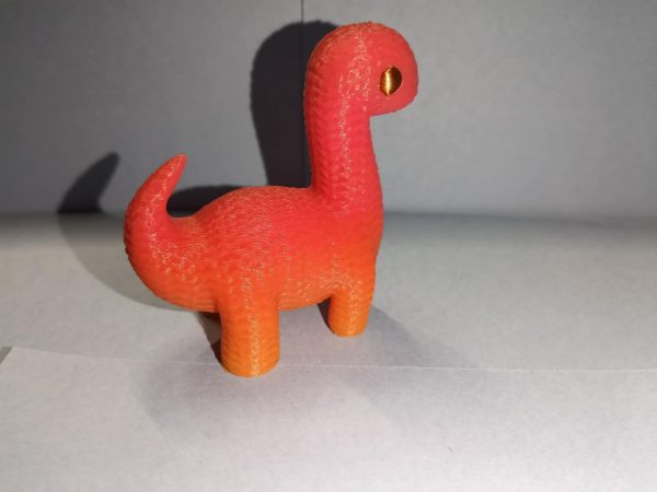Cute Knitted 3D Printed Dinosaur